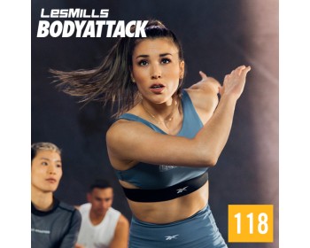 Hot Sale LesMills Q4 2022 BODY ATTACK 118 releases New Release DVD, CD & Notes